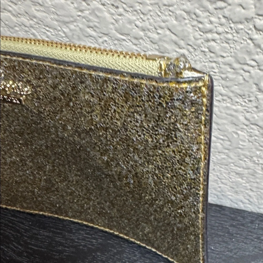 Kate Spade Gold Glitter Wristlet Excellent‎ Condition